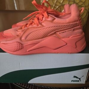 Puma Womens Fluro Peach Sneakers